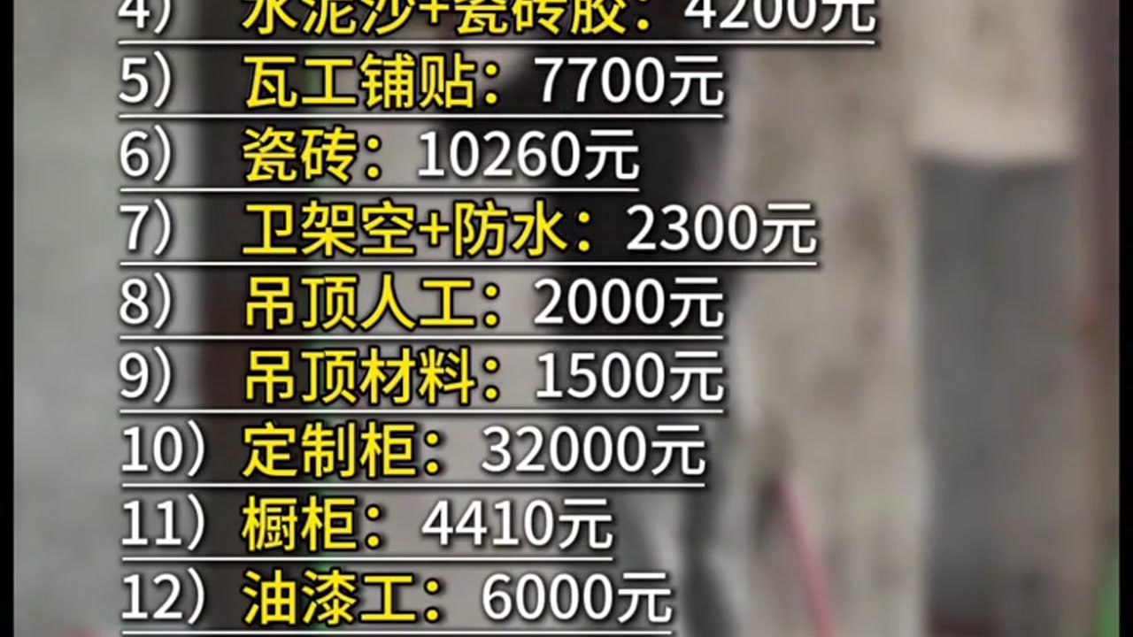 120平米新房硬装全流程解析及费用清单（附详细预算表）