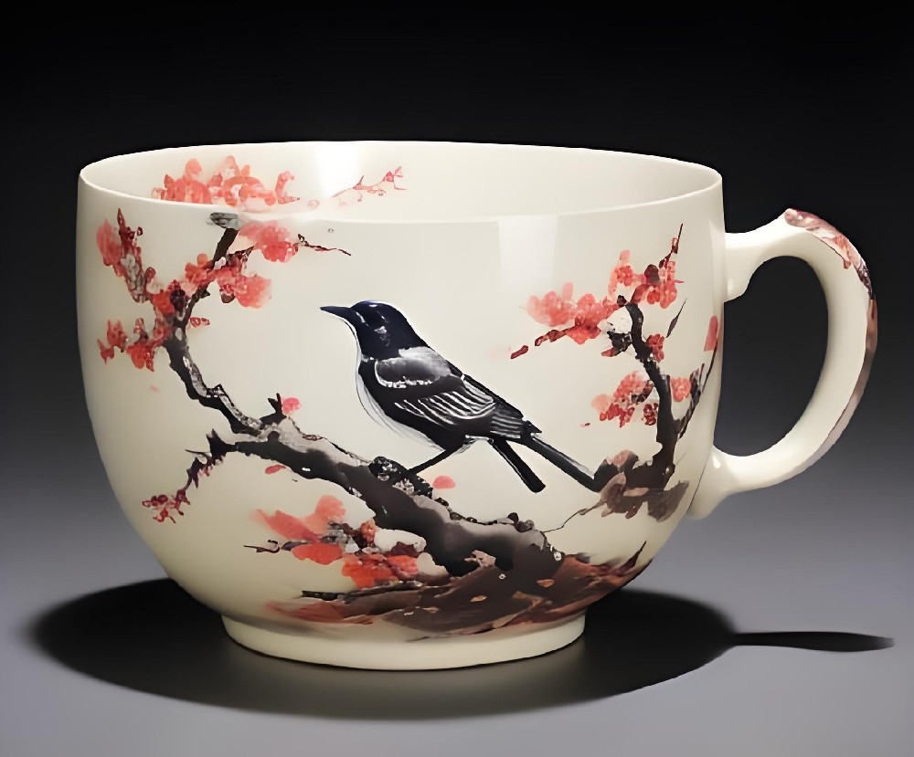 景陶易购-鹊语梅香茶具