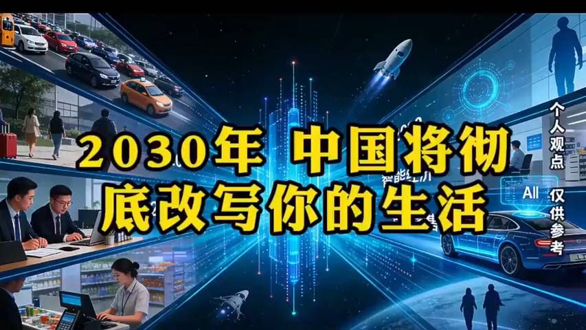 AI接管95%的生活：2030年社会10大巨变，第8项颠覆