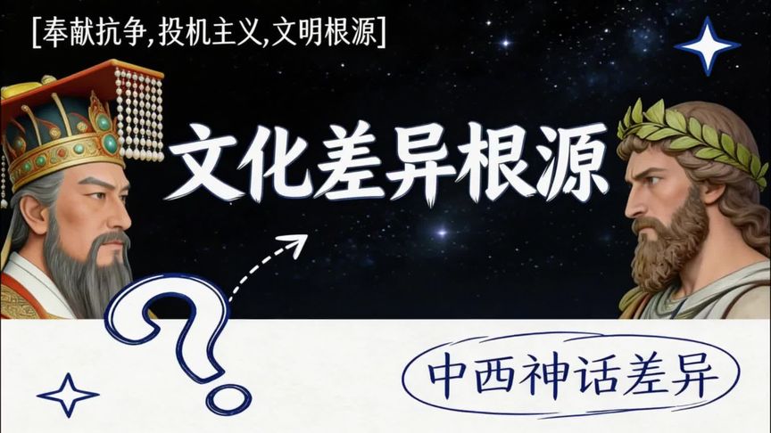 朋友们，我终于发现中西方文化差异的根源在哪了，且听我详细道来