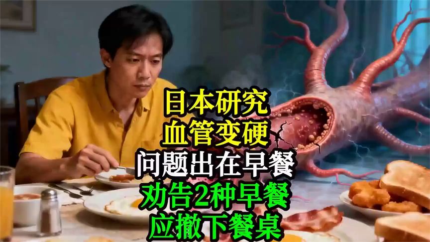 日本研究揭示：吃早餐会影响血管健康，这2种早餐要避免！